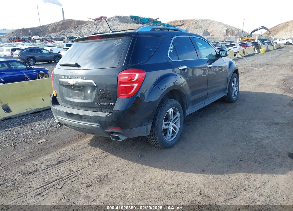2016 CHEVROLET EQUINOX LTZ VIN: 2GNFLGE38G6174419