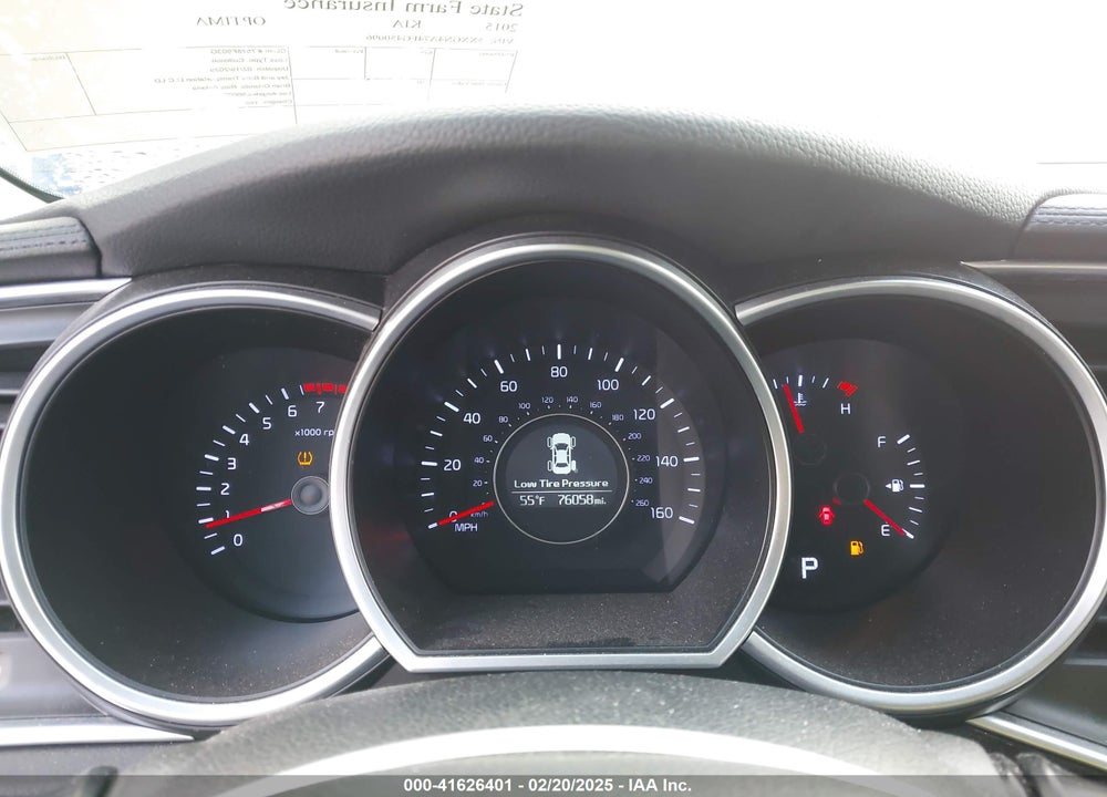 2015 KIA OPTIMA VIN: 5XXGN4A74FG450096