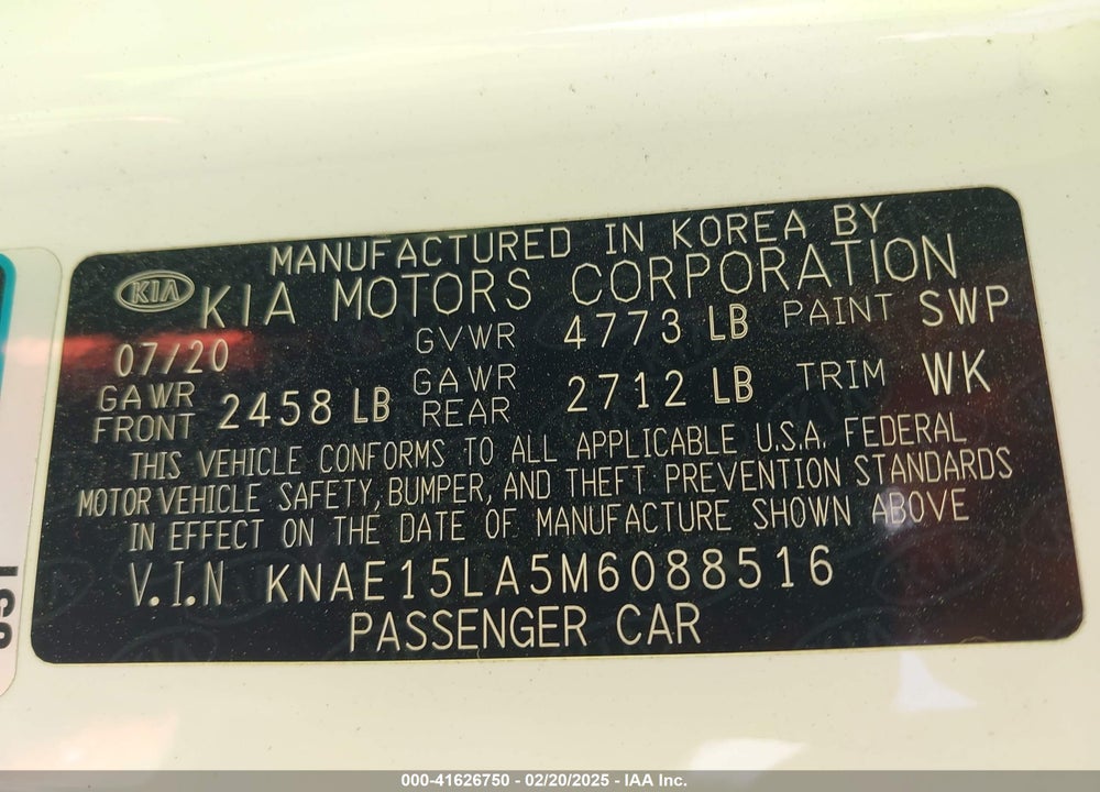 2021 KIA STINGER GT LINE VIN: KNAE15LA5M6088516