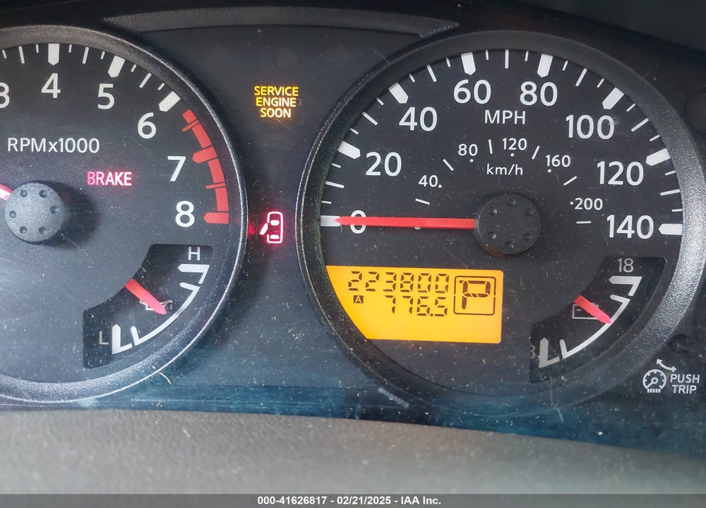 2008 NISSAN XTERRA S VIN: 5N1AN08U98C532589