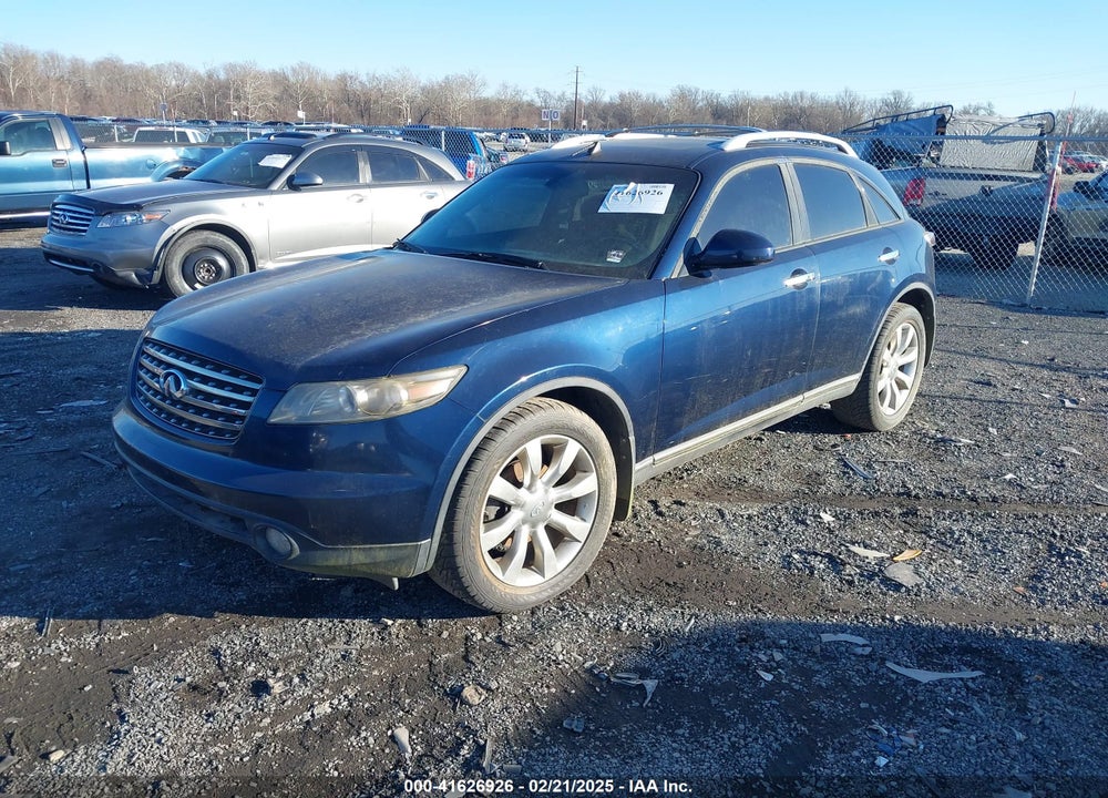 2005 INFINITI FX35 VIN: JNRAS08W75X215283