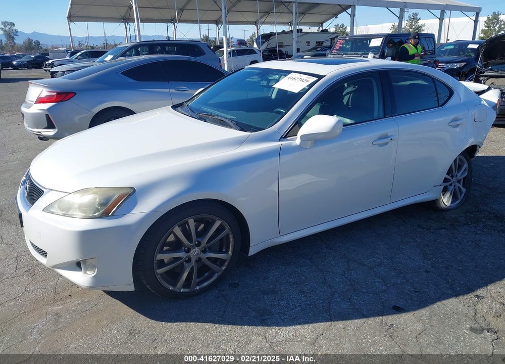 2008 LEXUS IS 350 VIN: JTHBE262782014216