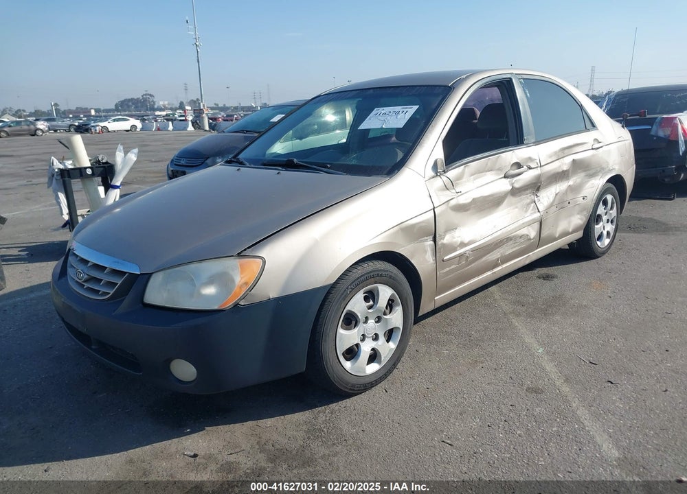 2004 KIA SPECTRA EX/LX VIN: KNAFE122145013930