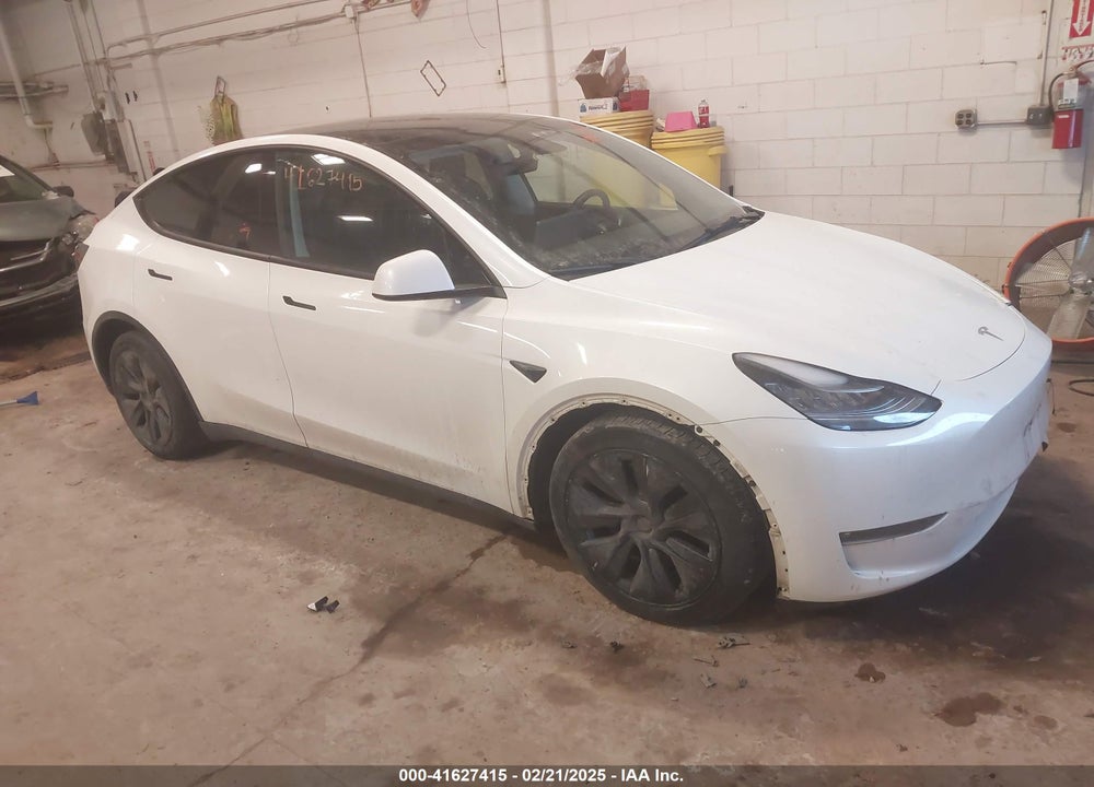 2021 TESLA MODEL Y LONG RANGE DUAL MOTOR ALL-WHEEL DRIVE VIN: 5YJYGDEE0MF142317