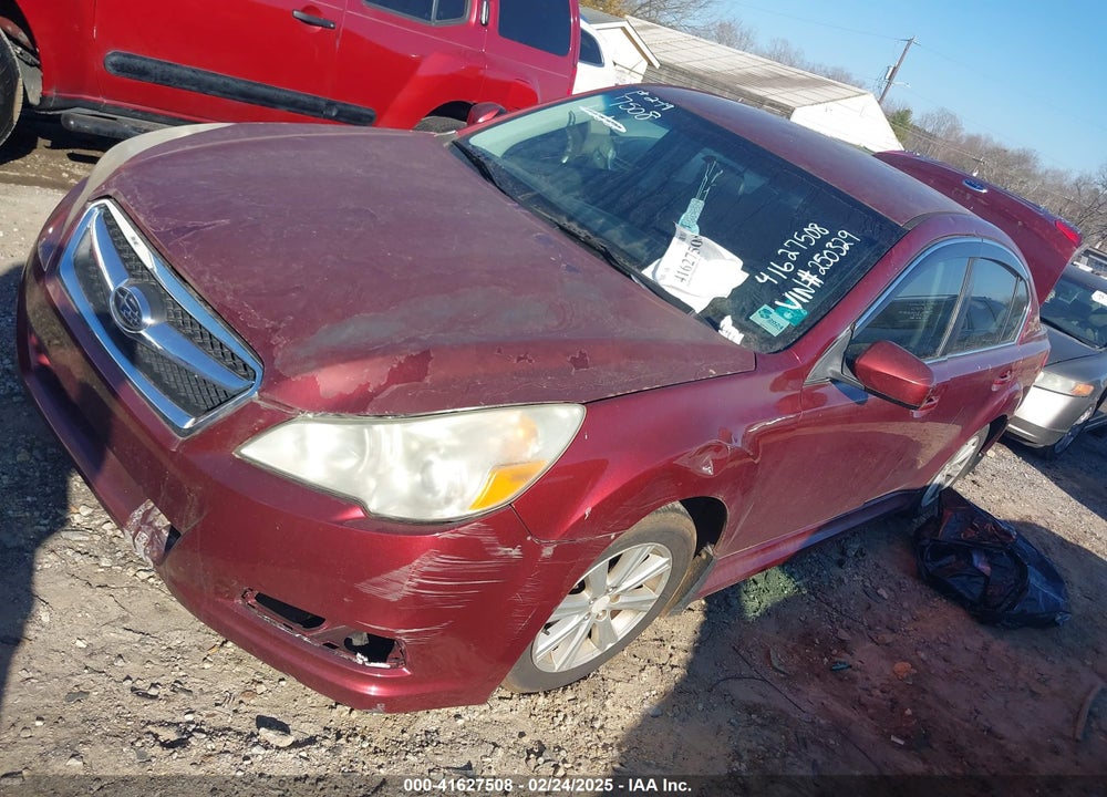 2011 SUBARU LEGACY 2.5I PREMIUM VIN: 4S3BMBC69B3250329