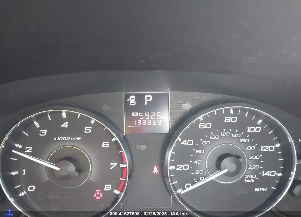 2011 SUBARU LEGACY 2.5I PREMIUM VIN: 4S3BMBC69B3250329