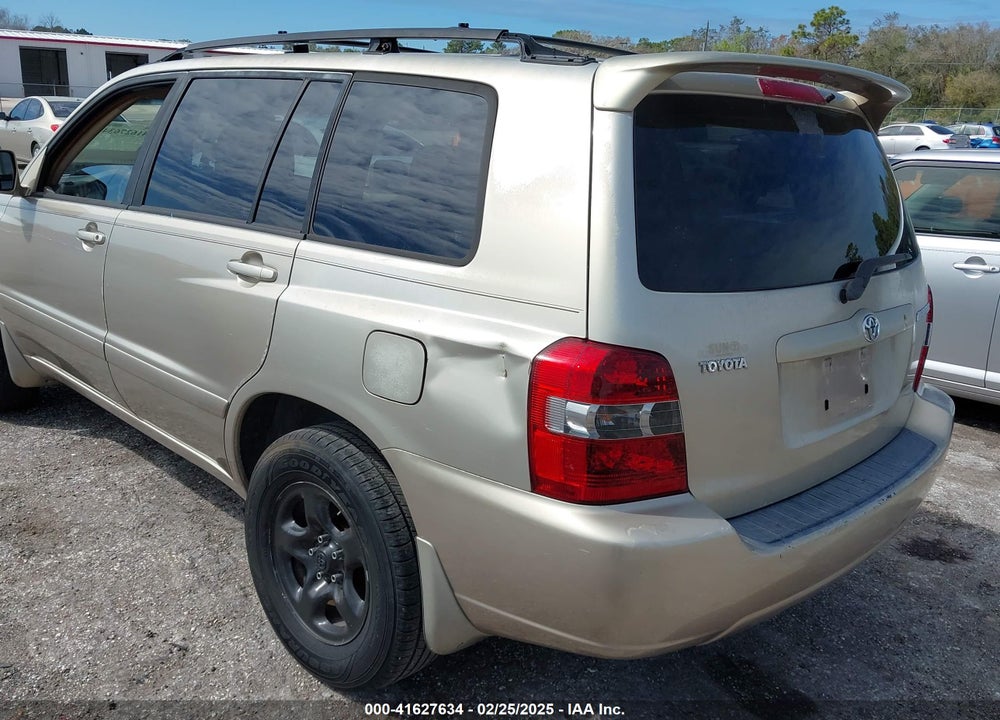 2007 TOYOTA HIGHLANDER VIN: JTEGD21AX70163444