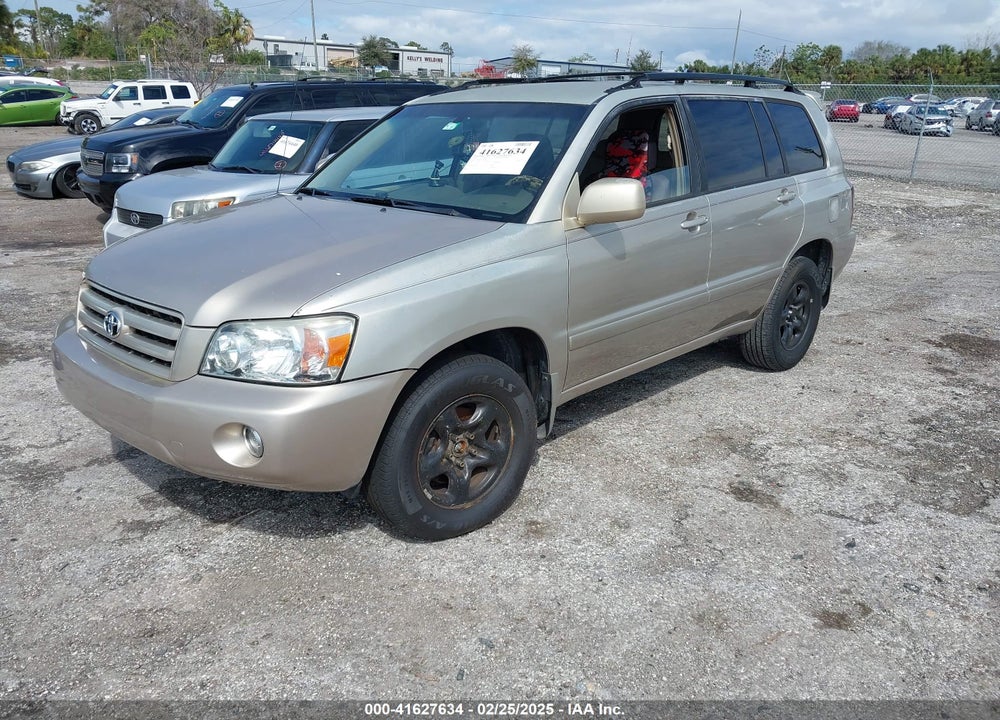 2007 TOYOTA HIGHLANDER VIN: JTEGD21AX70163444
