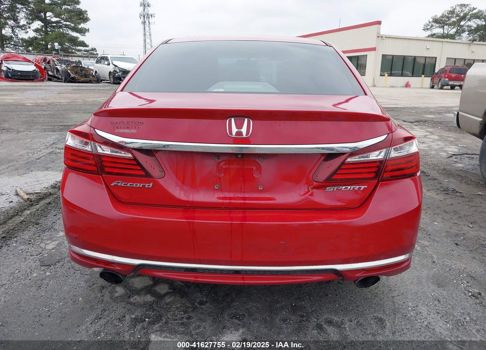 2016 HONDA ACCORD VIN: 1HGCR2F58GA122628