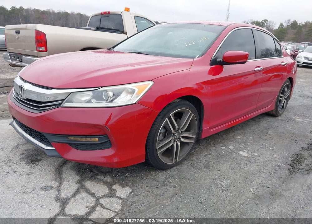 2016 HONDA ACCORD VIN: 1HGCR2F58GA122628