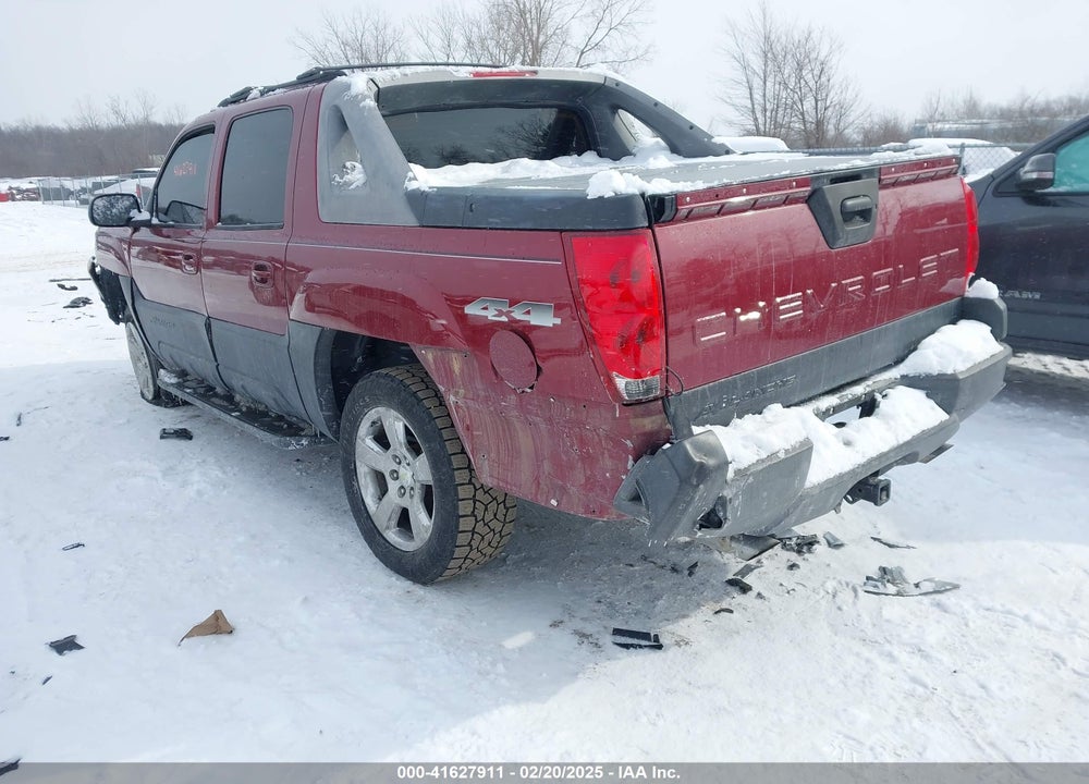 2004 CHEVROLET AVALANCHE 1500 VIN: 3GNEK12T34G169046