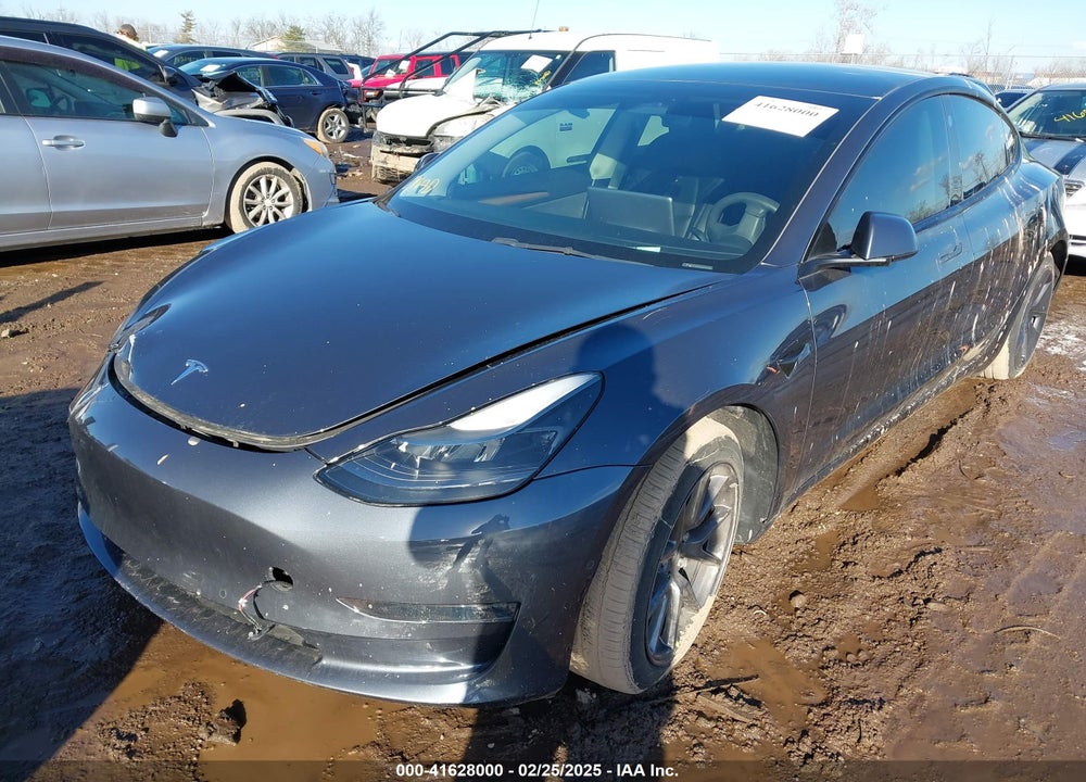 2022 TESLA MODEL 3 LONG RANGE DUAL MOTOR ALL-WHEEL DRIVE VIN: 5YJ3E1EBXNF167408