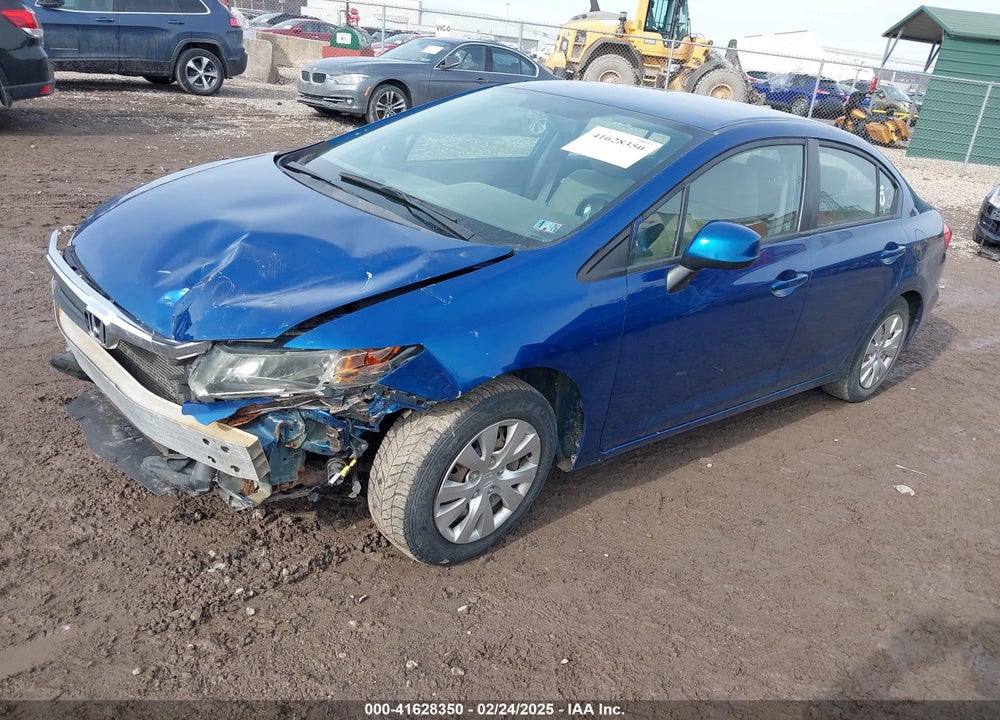 2012 HONDA CIVIC VIN: 19XFB2F52CE002329