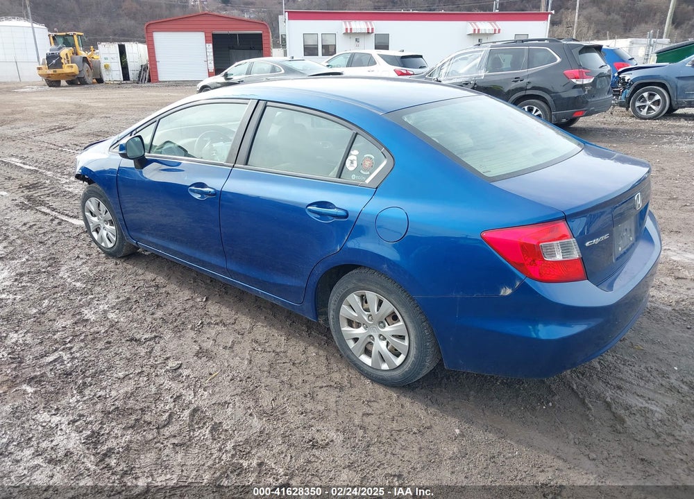 2012 HONDA CIVIC VIN: 19XFB2F52CE002329