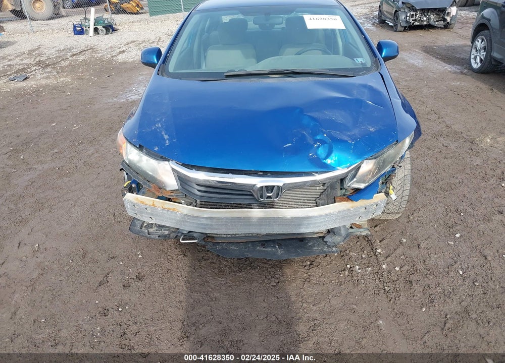 2012 HONDA CIVIC VIN: 19XFB2F52CE002329