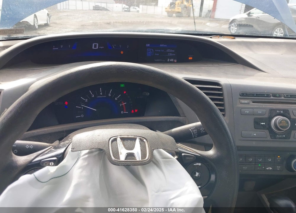 2012 HONDA CIVIC VIN: 19XFB2F52CE002329
