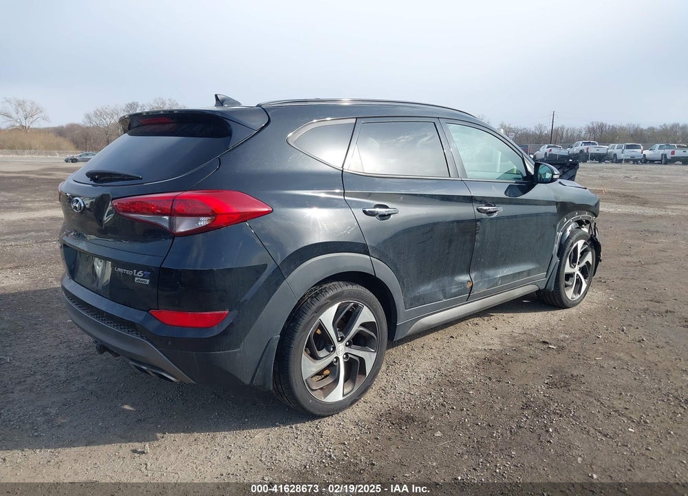 2016 HYUNDAI TUCSON LIMITED VIN: KM8J3CA27GU260116