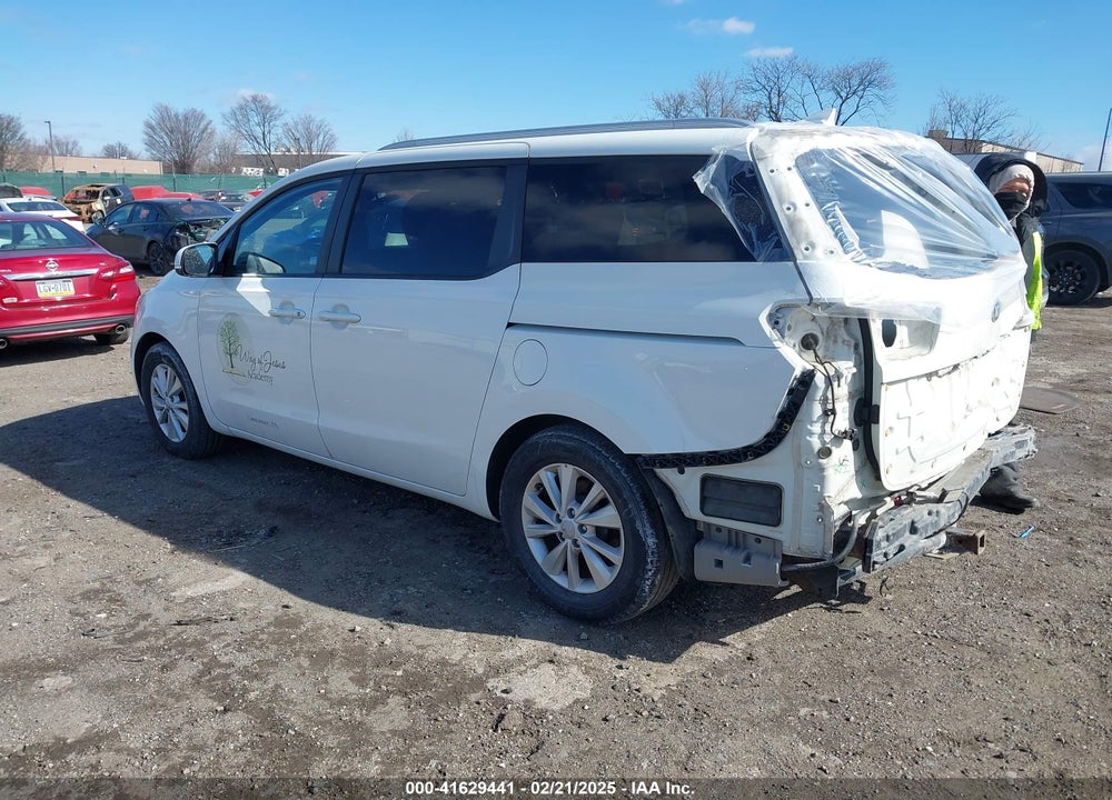 2016 KIA SEDONA LX VIN: KNDMB5C1XG6192788