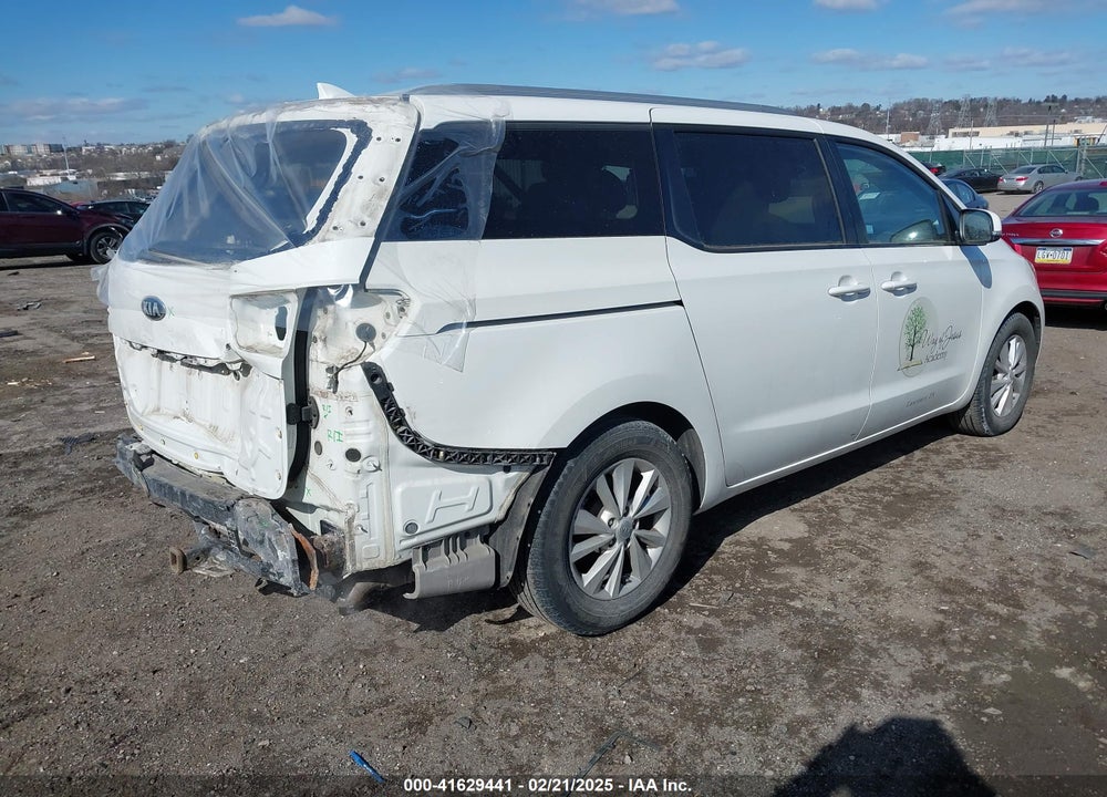 2016 KIA SEDONA LX VIN: KNDMB5C1XG6192788