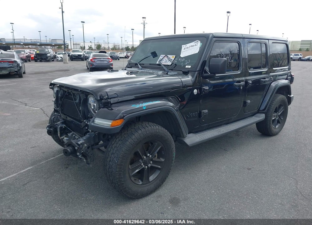 2020 JEEP WRANGLER UNLIMITED SAHARA ALTITUDE 4X4 VIN: 1C4HJXEG3LW211192