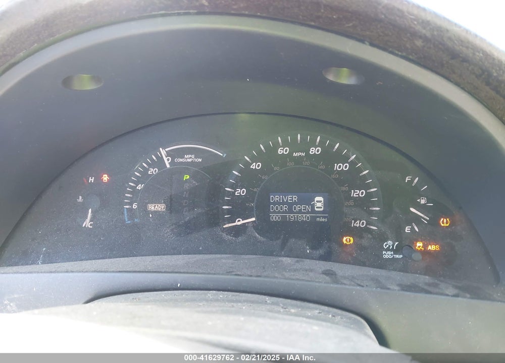 2008 TOYOTA CAMRY HYBRID VIN: 4T1BB46K28U031544
