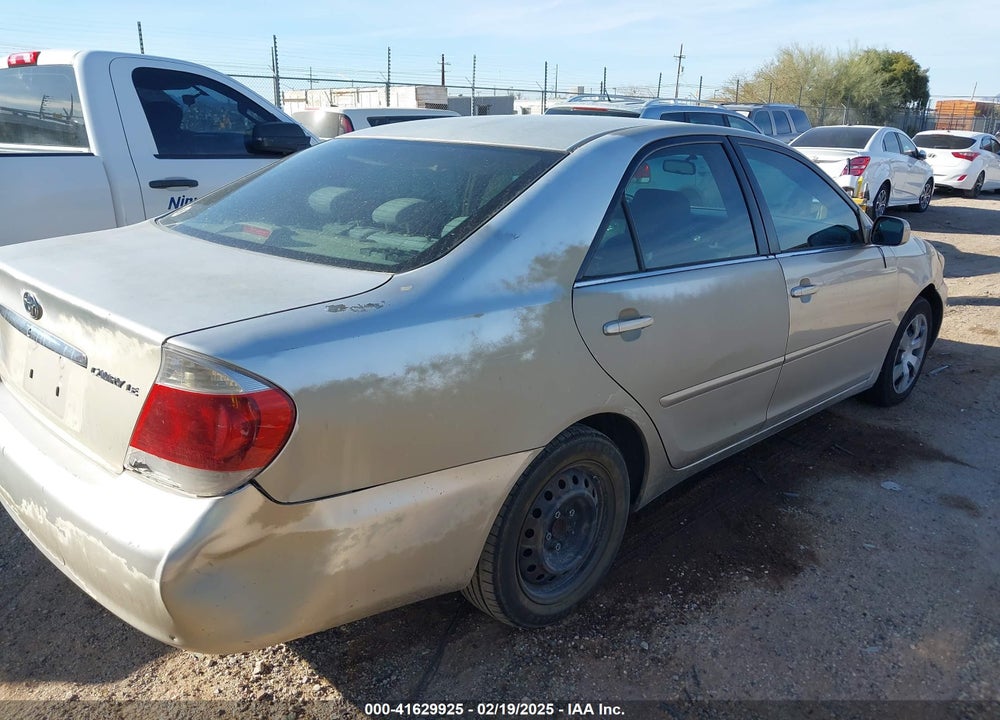 2006 TOYOTA CAMRY LE VIN: 4T1BE32K86U161512