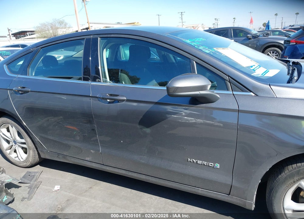 2018 FORD FUSION HYBRID VIN: 3FA6P0LU2JR249962