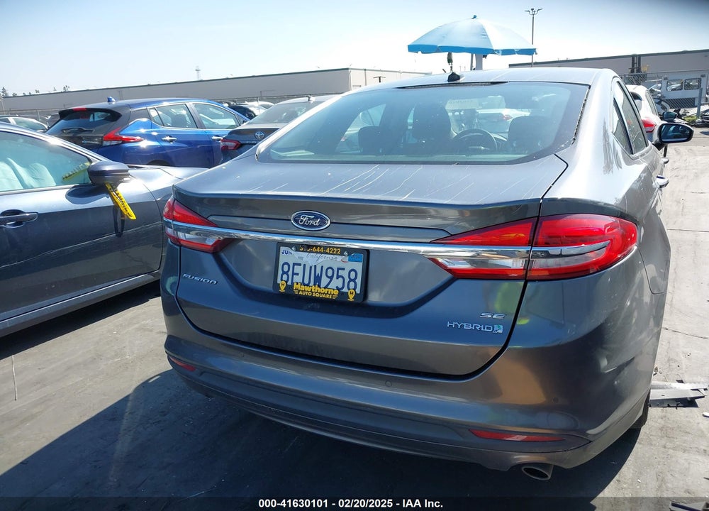 2018 FORD FUSION HYBRID VIN: 3FA6P0LU2JR249962