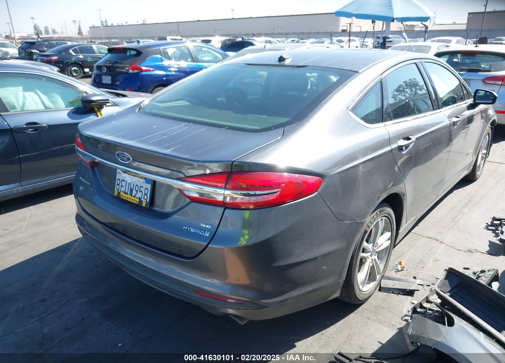 2018 FORD FUSION HYBRID VIN: 3FA6P0LU2JR249962
