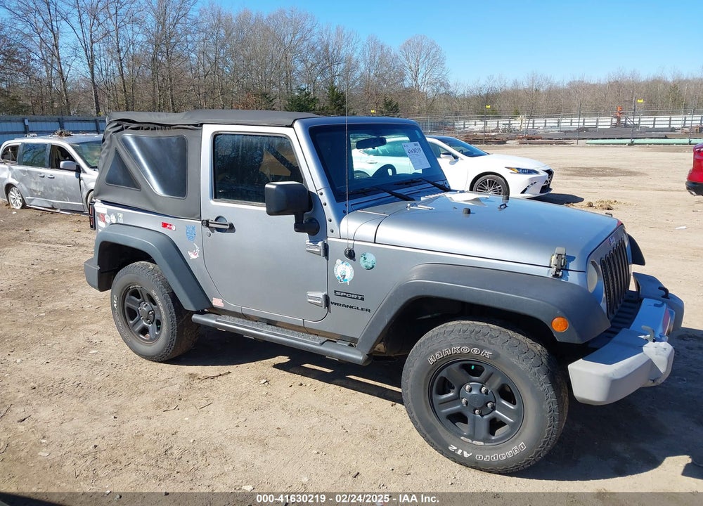 2015 JEEP WRANGLER SPORT VIN: 1C4AJWAG0FL614232