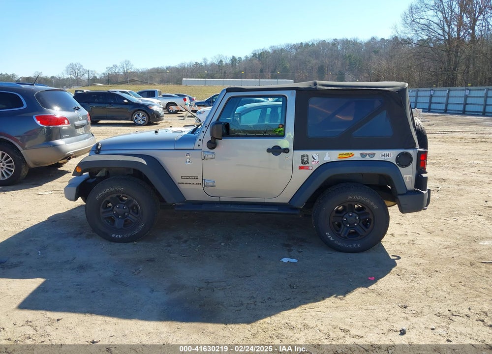 2015 JEEP WRANGLER SPORT VIN: 1C4AJWAG0FL614232