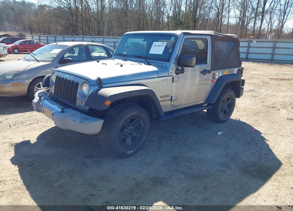 2015 JEEP WRANGLER SPORT VIN: 1C4AJWAG0FL614232