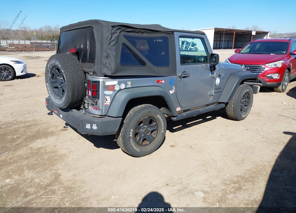 2015 JEEP WRANGLER SPORT VIN: 1C4AJWAG0FL614232