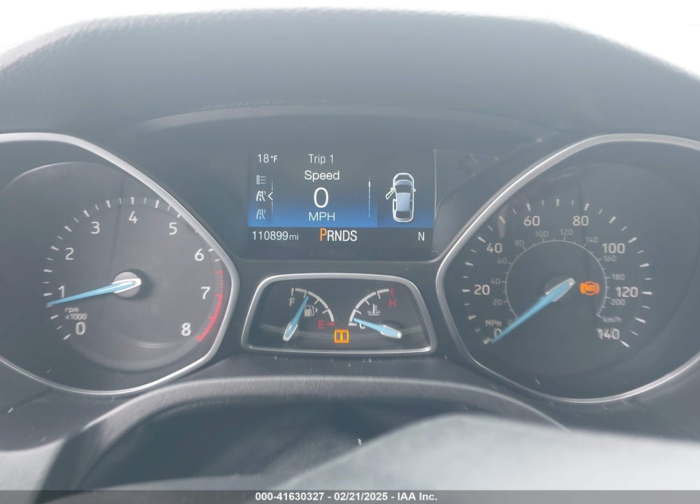 2017 FORD FOCUS VIN: 1FADP3N25HL272276