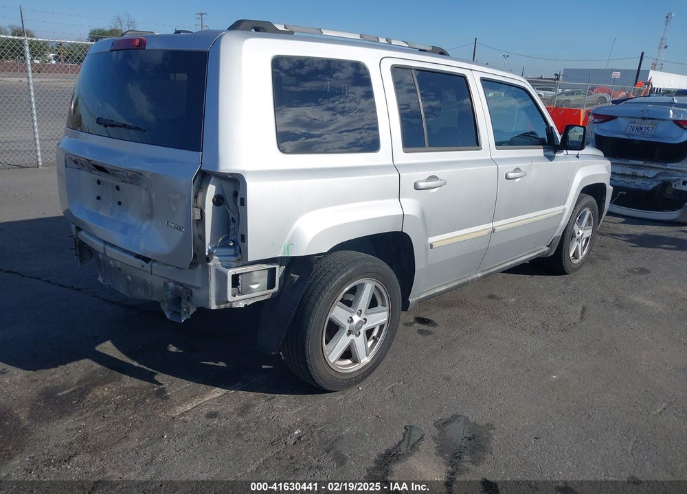 2010 JEEP PATRIOT LIMITED VIN: 1J4NT4GB1AD638595