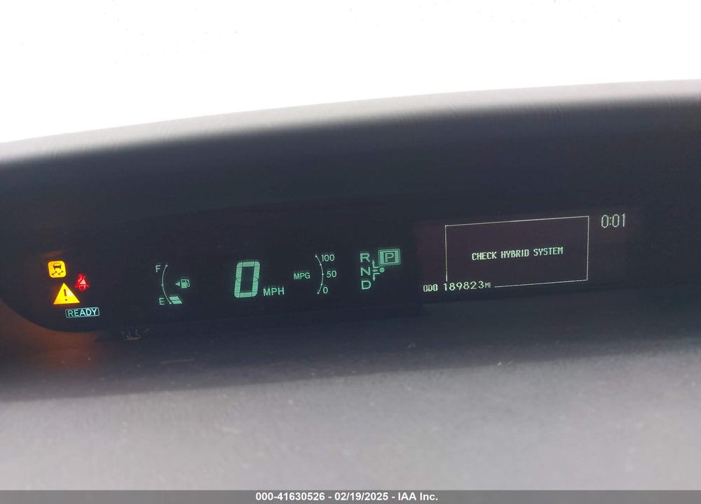 2011 TOYOTA PRIUS TWO VIN: JTDKN3DU1B0256188