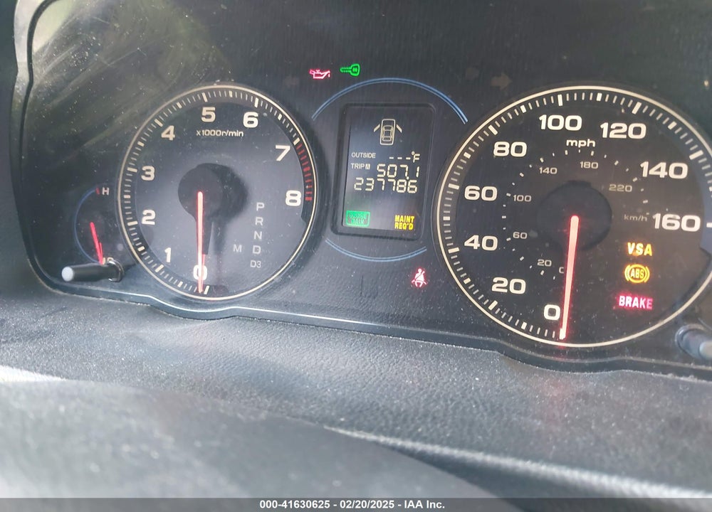 2005 ACURA TSX VIN: JH4CL96835C018986