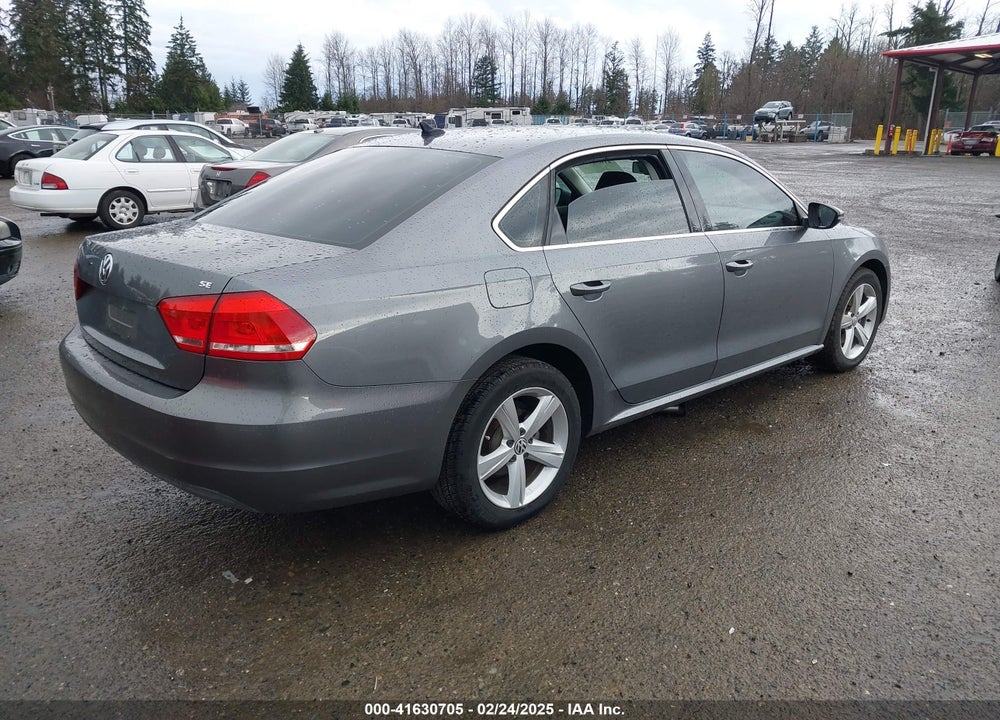 2012 VOLKSWAGEN PASSAT 2.5L SE VIN: 1VWBP7A39CC024769