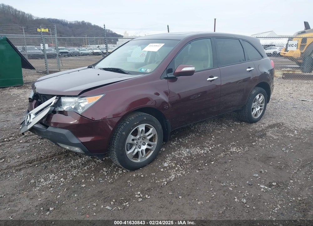 2009 ACURA MDX TECHNOLOGY PACKAGE VIN: 2HNYD28679H510960