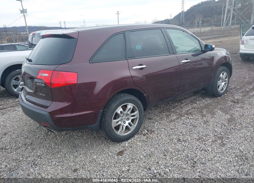2009 ACURA MDX TECHNOLOGY PACKAGE VIN: 2HNYD28679H510960