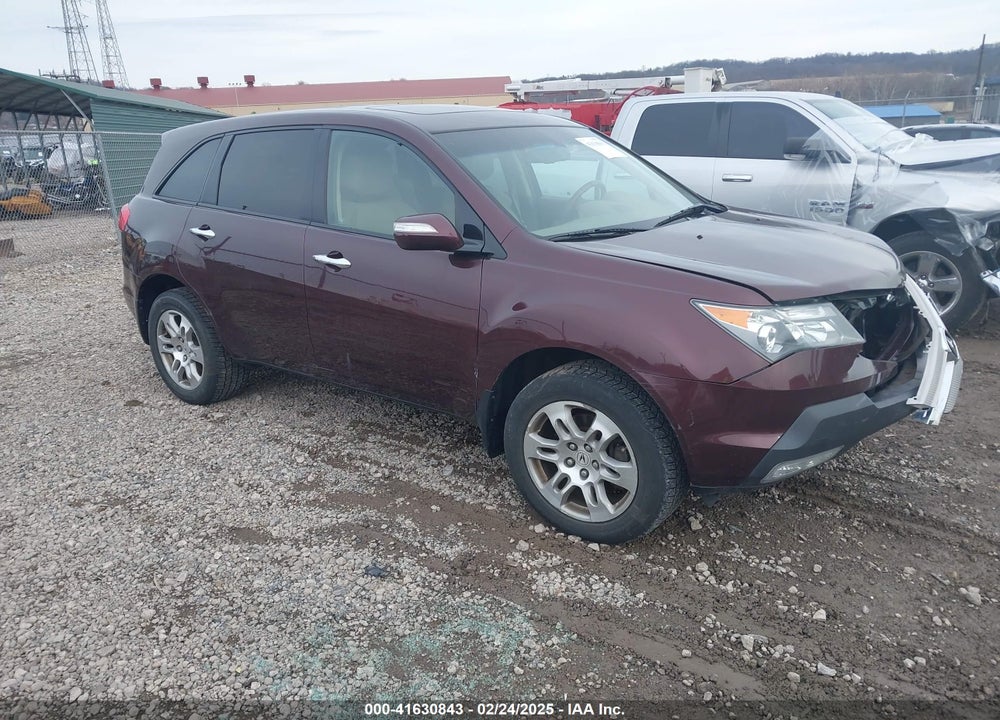 2009 ACURA MDX TECHNOLOGY PACKAGE VIN: 2HNYD28679H510960