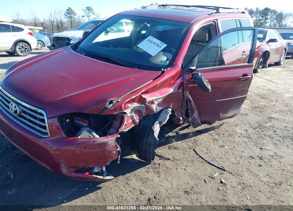 2008 TOYOTA HIGHLANDER VIN: JTEDS43A982049250