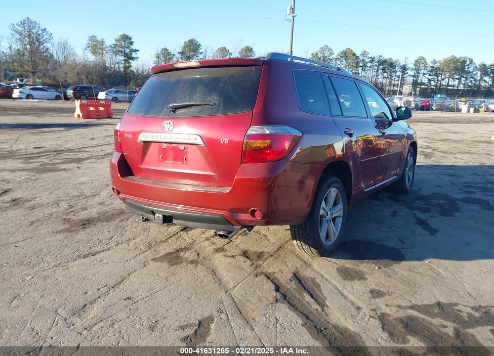 2008 TOYOTA HIGHLANDER VIN: JTEDS43A982049250