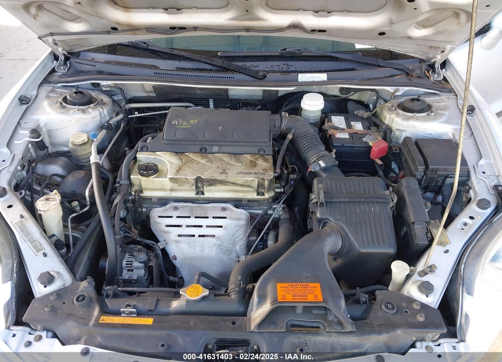 2008 MITSUBISHI ECLIPSE VIN: 4A3AK64F78E012027