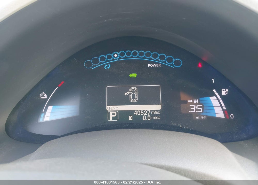 2012 NISSAN LEAF SV VIN: JN1AZ0CP1CT022971