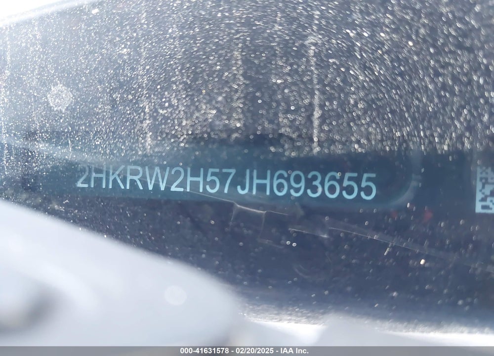 2018 HONDA CR-V VIN: 2HKRW2H57JH693655