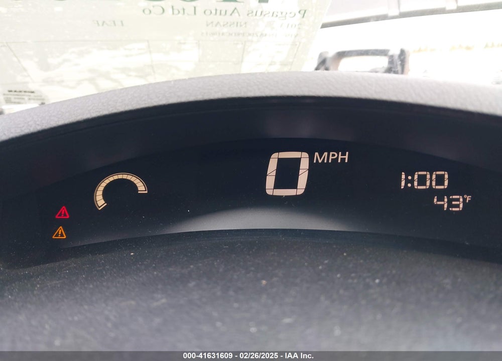 2013 NISSAN LEAF S VIN: 1N4AZ0CP8DC419615