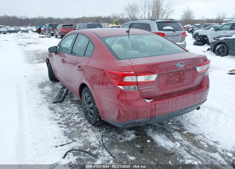 2018 SUBARU IMPREZA VIN: 4S3GKAA66J3605450
