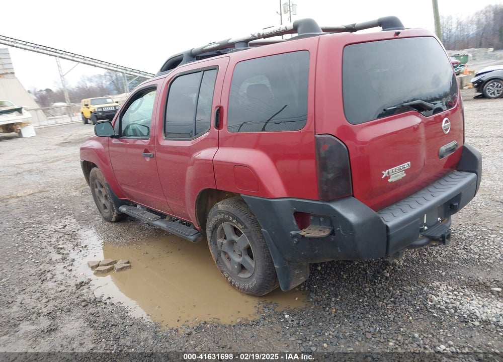 2008 NISSAN XTERRA S VIN: 5N1AN08U08C501358
