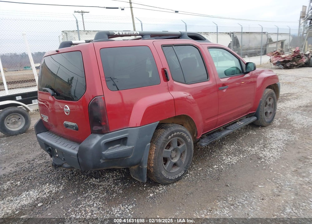 2008 NISSAN XTERRA S VIN: 5N1AN08U08C501358
